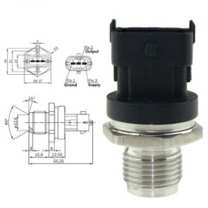 Capteur pression carburant, 0281006309